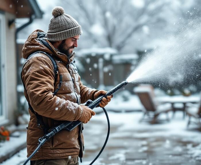 hochdruckreiniger winter wartung