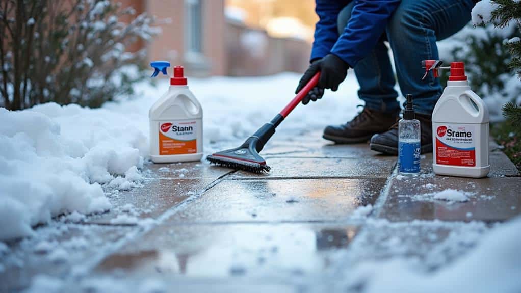 Reinigung von Einfahrten und Terrassen im Winter 3 schutz vor winterflecken