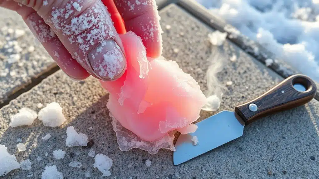 Gefriermethode für den Winter