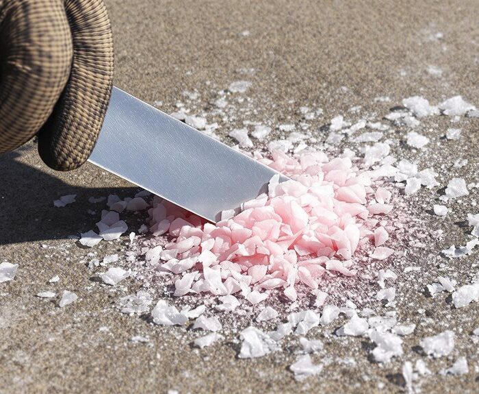 gum removal in cold weather