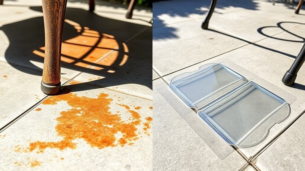 Schutzmaßnahmen für die Terrasse