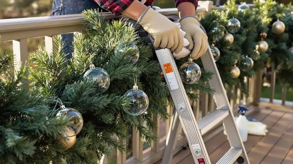 secure and clean decorations
