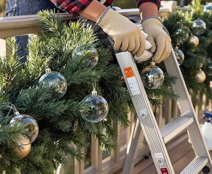 secure and clean decorations