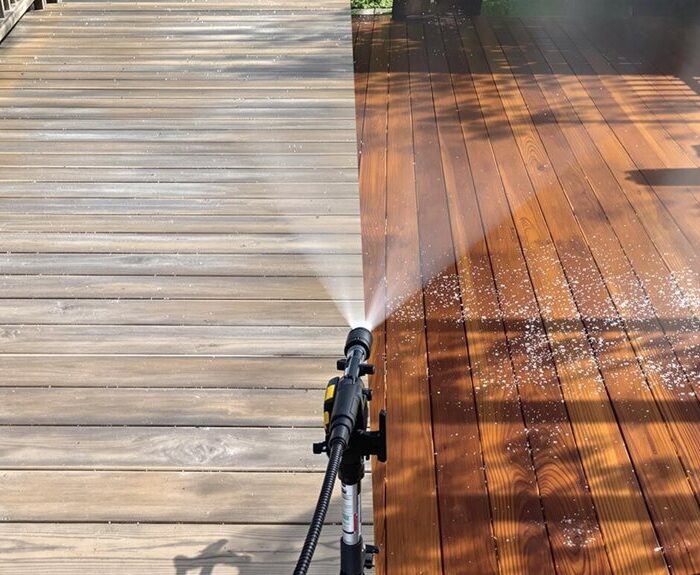 spring cleaning outdoor surfaces