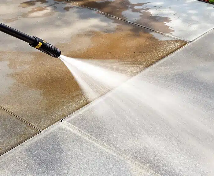 spring concrete cleaning service