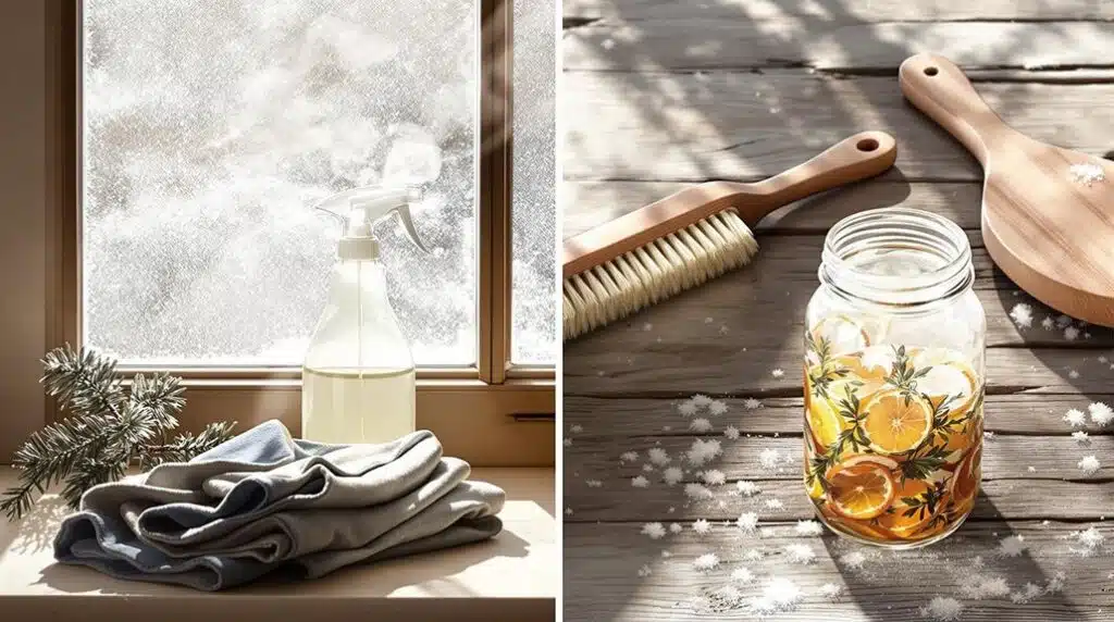 sustainable cleaning in winter
