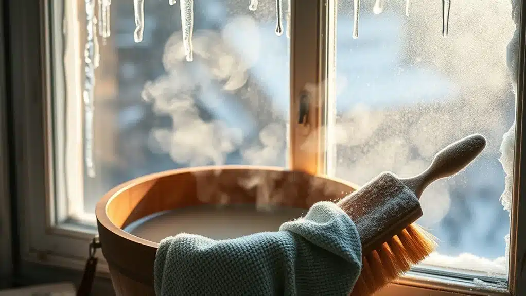 Wassersparende Winter-Reinigungstechniken