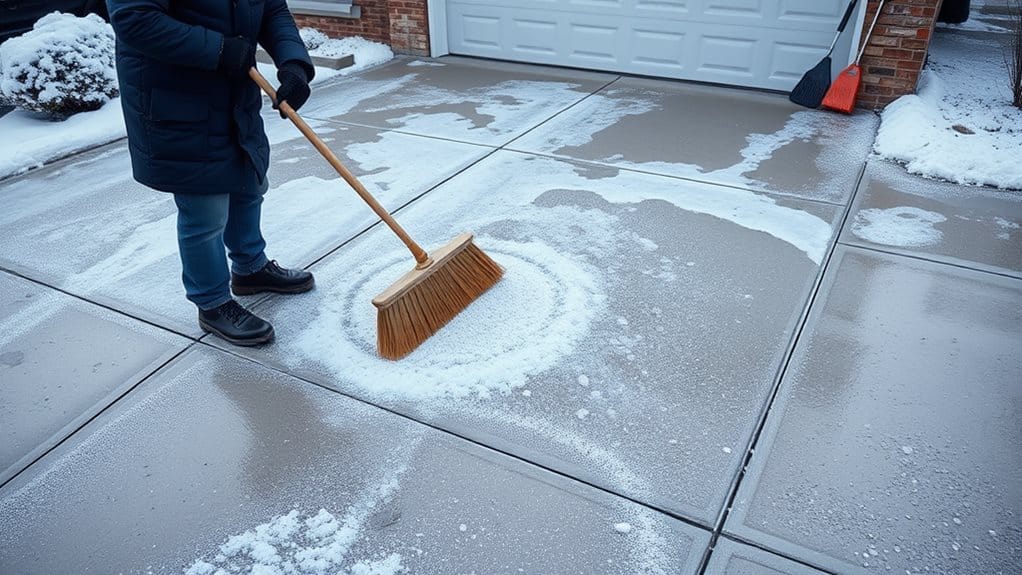 Winterdienst auf Zufahrtsstraßen