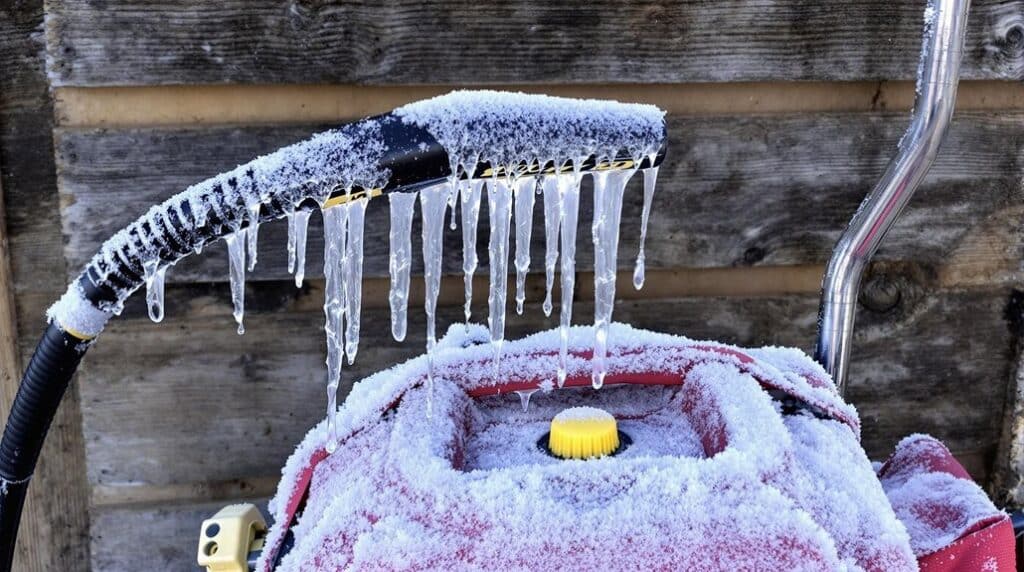 winter maintenance for pressure washers