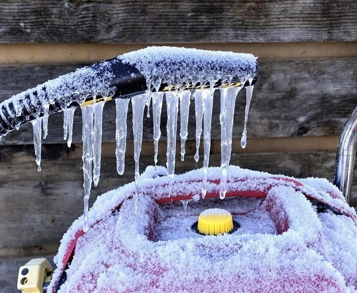 winter maintenance for pressure washers