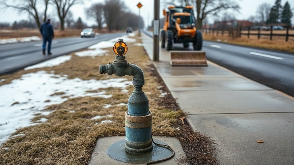 Sprinklerwasser und Glatteis: Wasserquellen an Wegen vor Frost prüfen